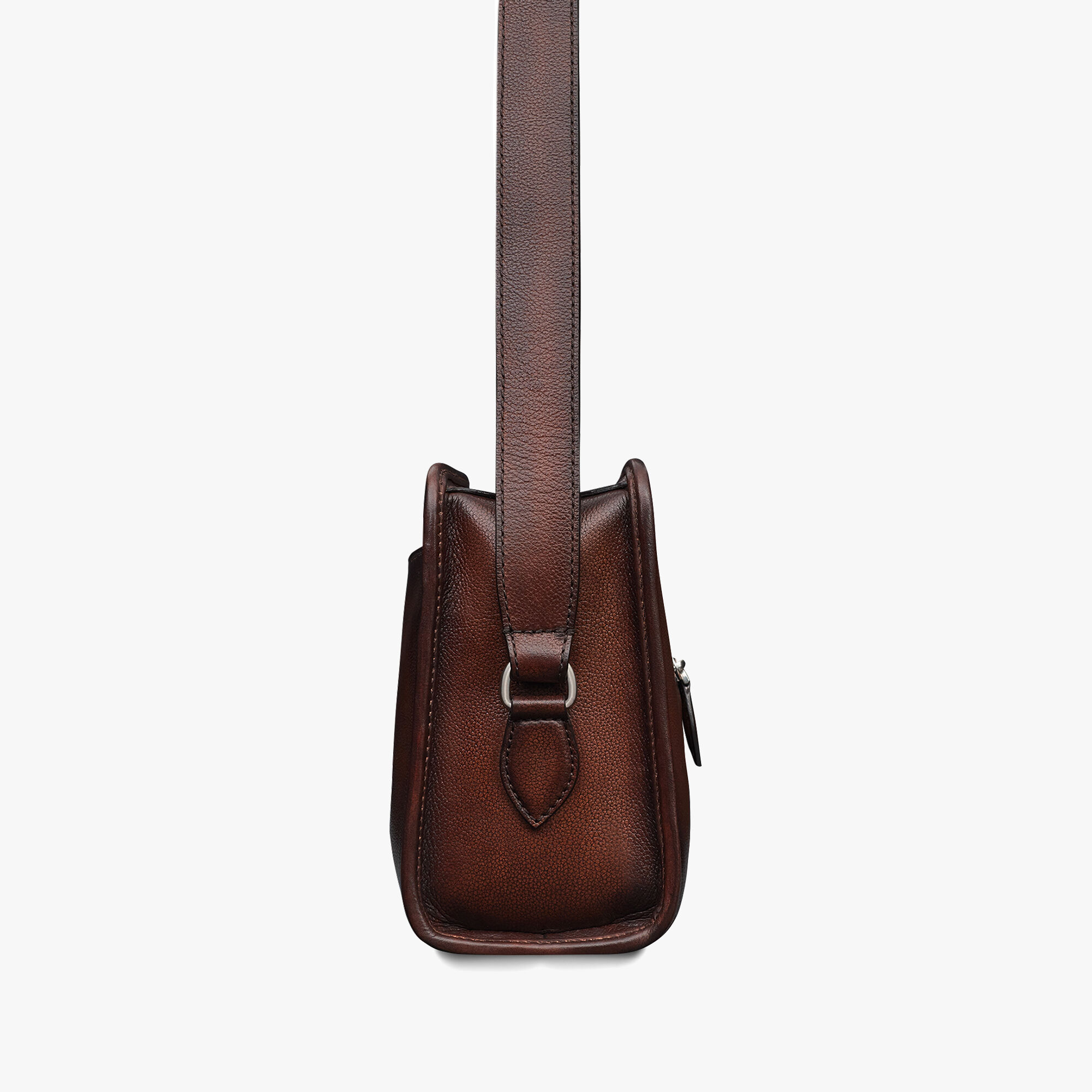 Sac Bandoulière Journalier En Cuir Scritto