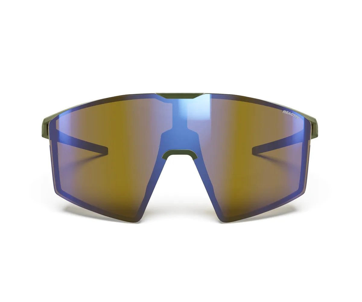 Julbo Edge Cover Army Green/black Reactiv 2-4 Blue Flash