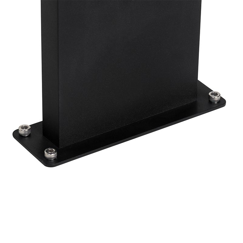 Industriële staande buitenlamp zwart IP44 - Femke