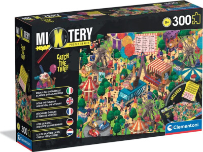 Clementoni Puslespil - Mysterie - Fang Tyven - 300 Brikker