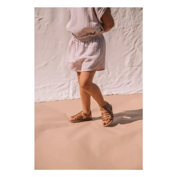 Studio Bohème Short Georgette Gaze de Coton | Parme