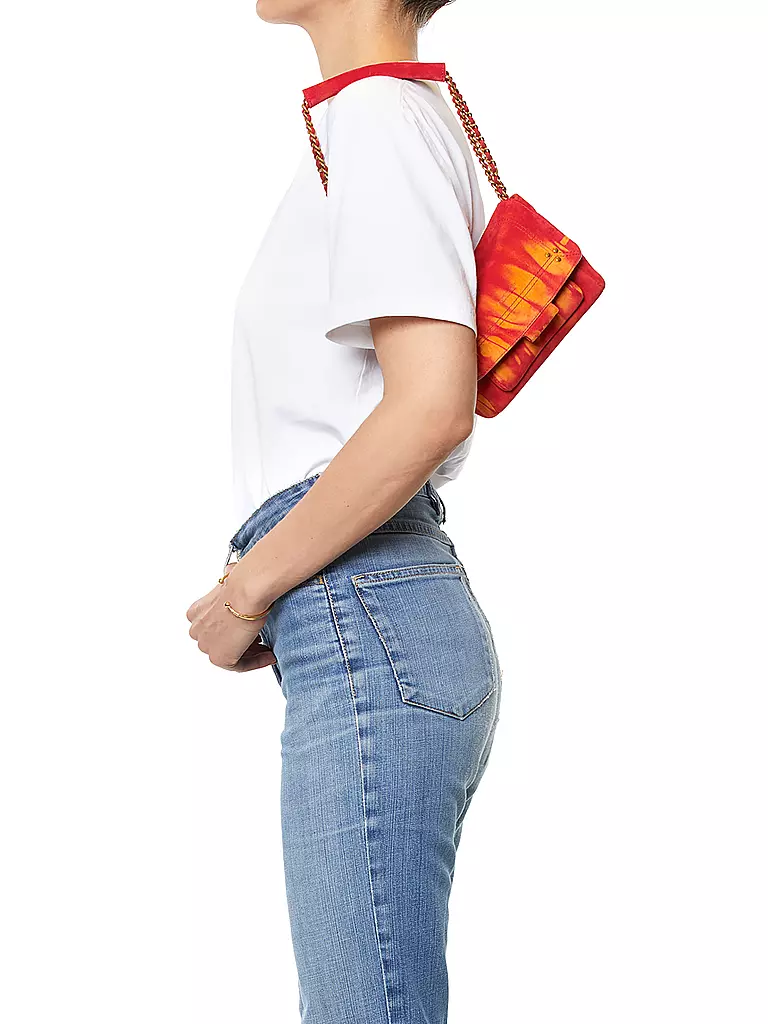 JEROME DREYFUSS Ledertasche - Mini Bag LULU Small orange