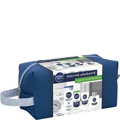 Trousse de toilette - Men Sensitive - Homme - Peaux sensibles - 4 produits