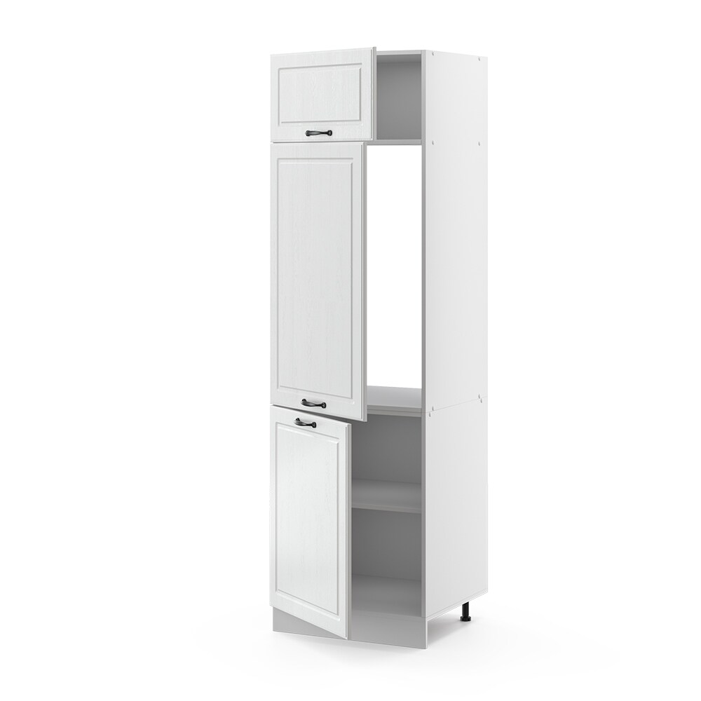 Vicco Kühlumbauschrank 60 cm Weiß Küchenschrank Unterschrank Küchenzeile R-Line