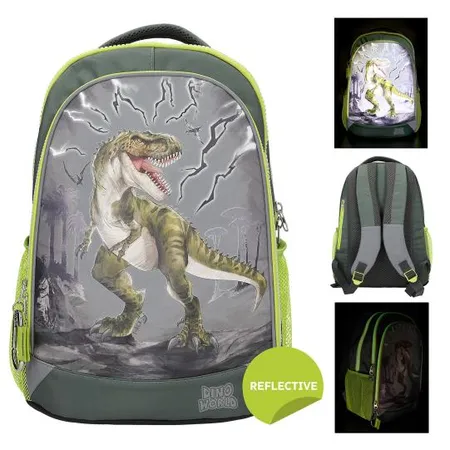 Depesche Dino World Schulrucksack REFLECTOR