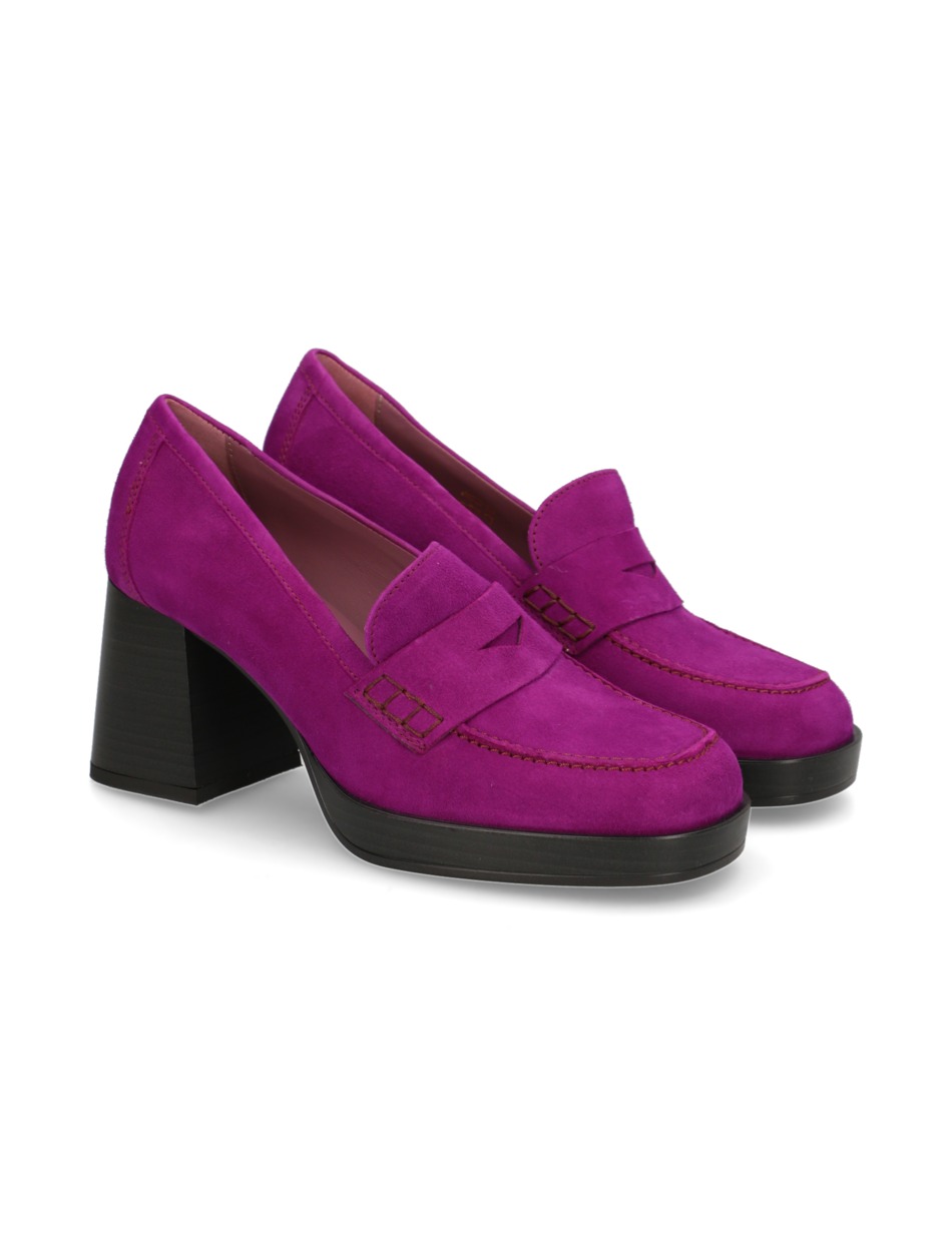 Veloursleder Pumps