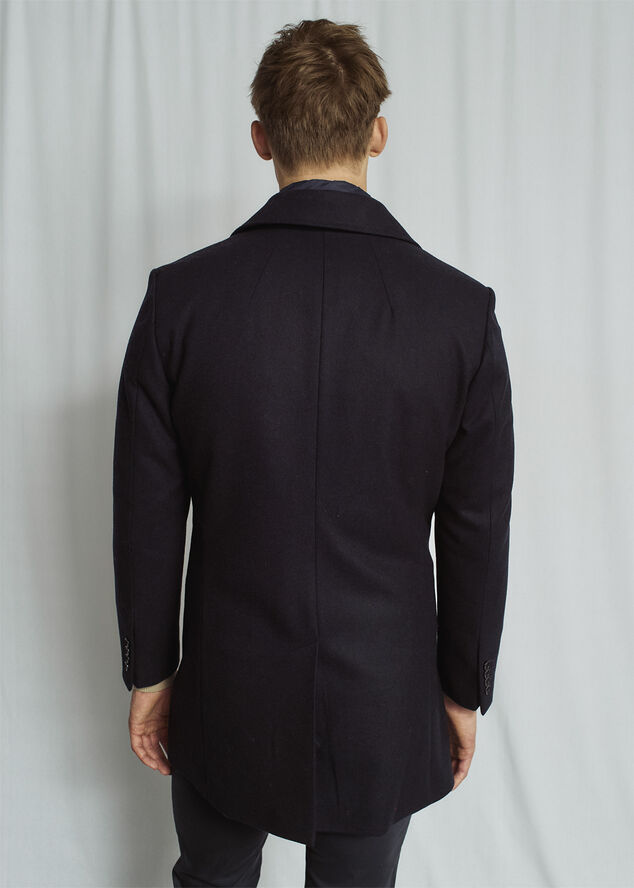 Bruun & Stengade BS Portmore Slim Fit Coat Navy
