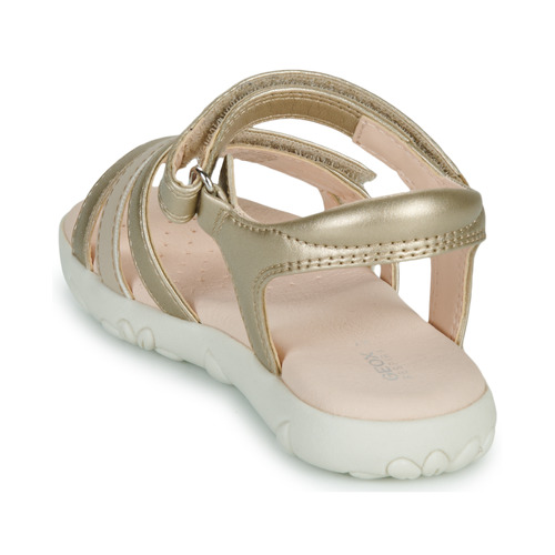 Geox - J SANDAL HAITI GIRL - Doré / Beige