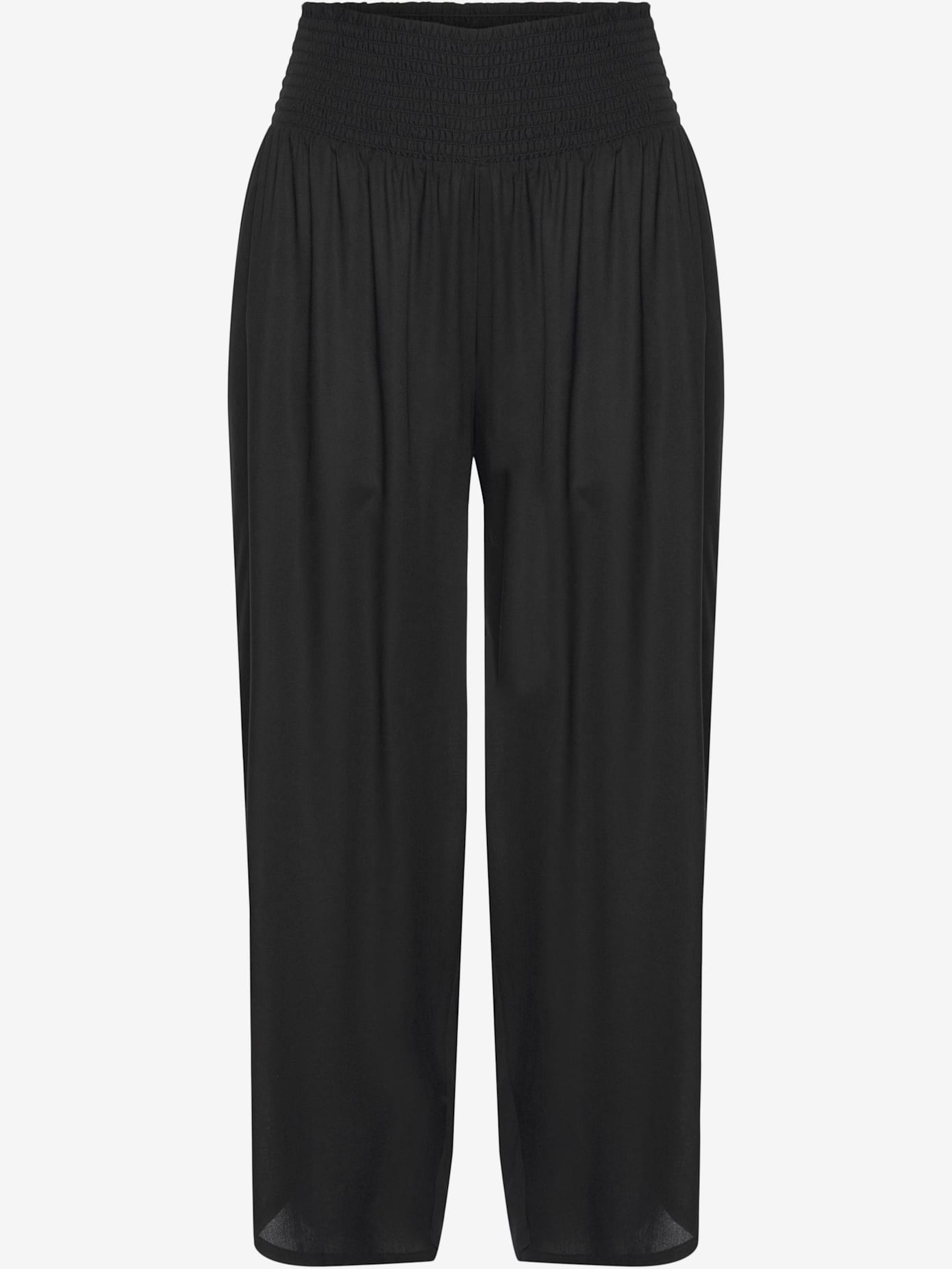 Pantalon en tissu léger avec large ceinture