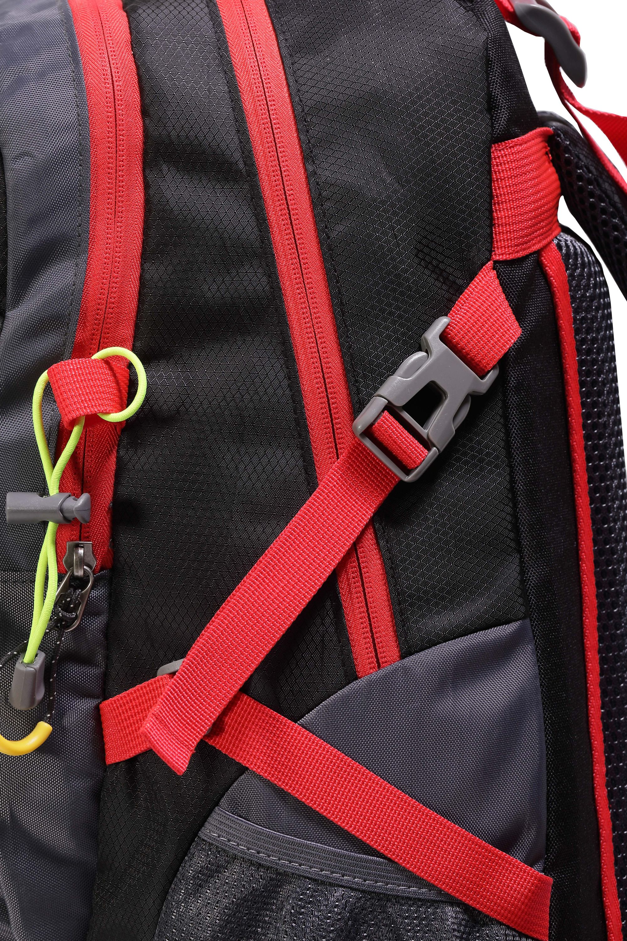 Wanderrucksack CIMA 40L schwarz/rot