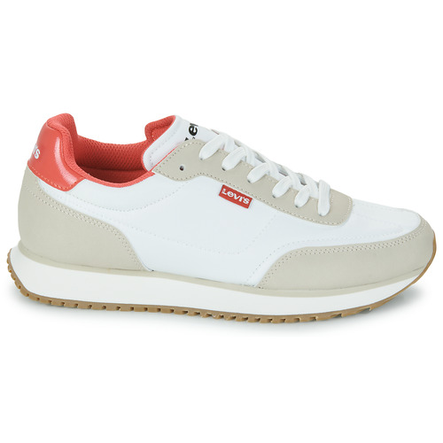 Levi's - STAG RUNNER S - Blanc / Beige / Rose