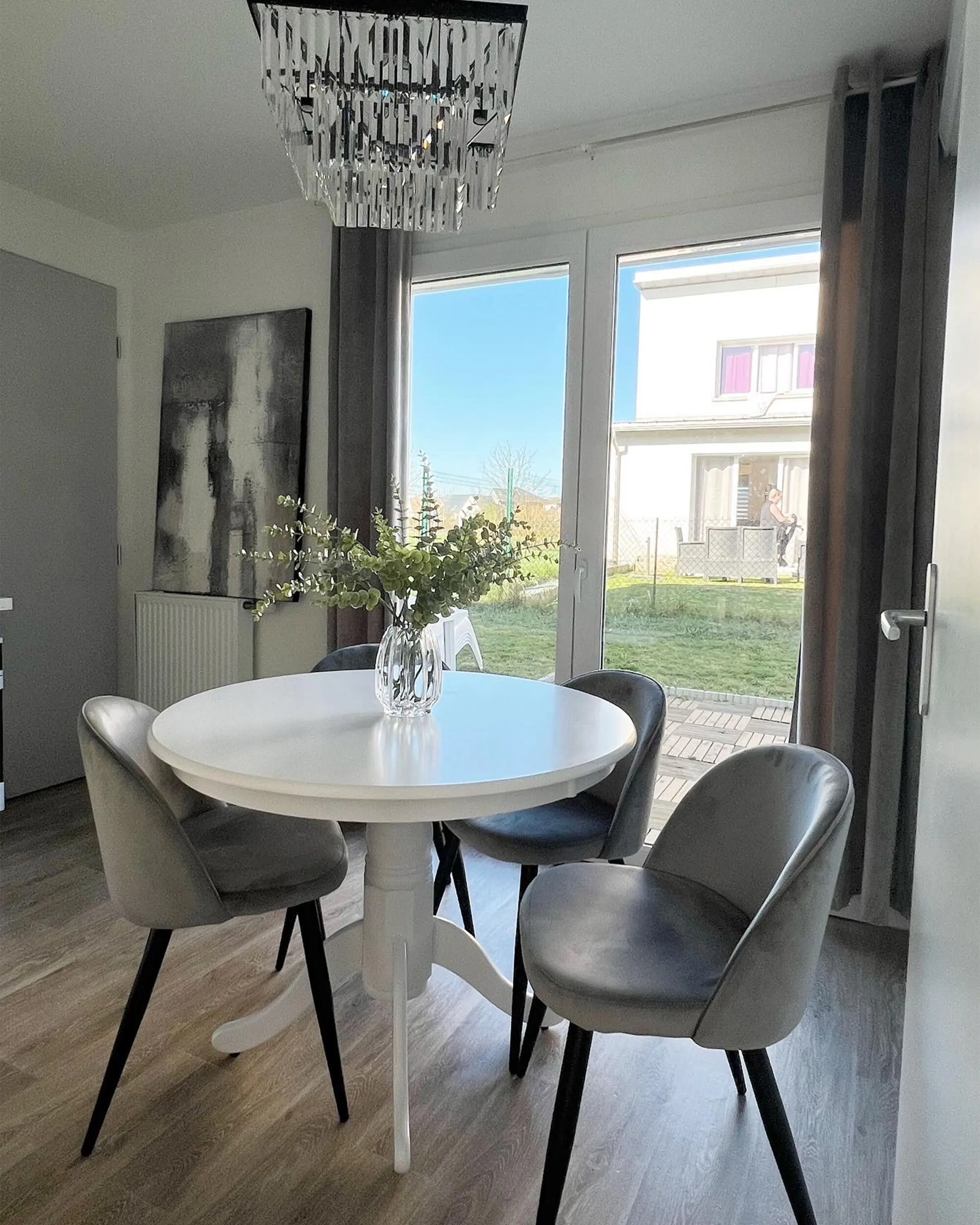 Eettafel AKRON Wit 100 cm 100 cm