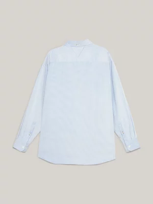 Camisa listrada de veludo cotelê Crest de corte regular