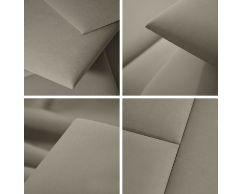 Wandkussen Matt Velvet beige fluweellook 30 x 60 cm