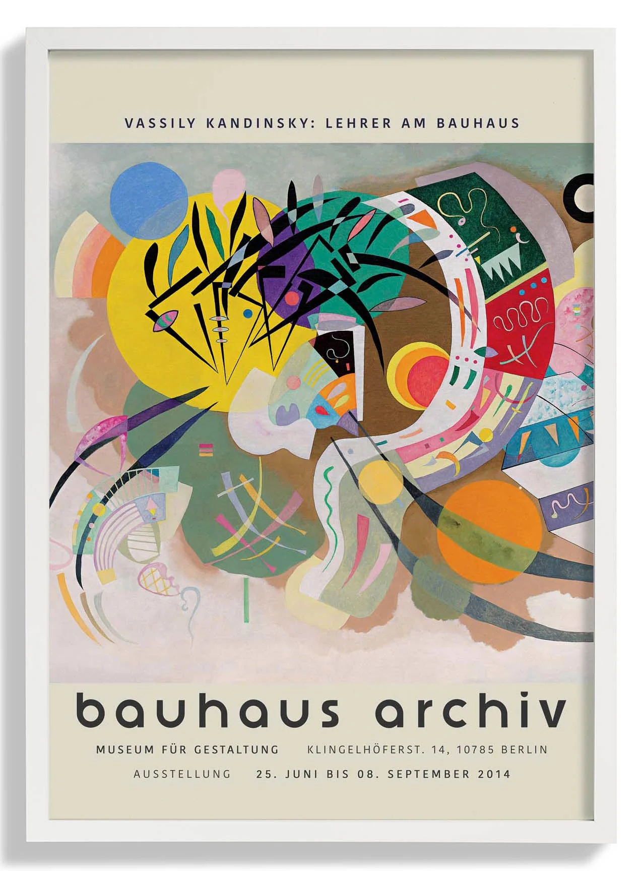 Dominante Kurve von Wassily Kandinsky Ausstellung