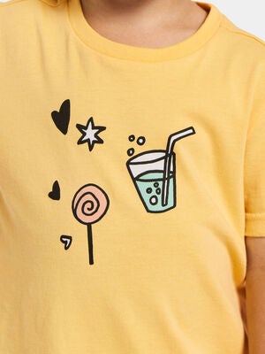 Didriksons Mynta T-skjorte, Creamy Yellow