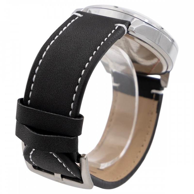 Montre Homme M. JOHN bracelet Cuir Noir