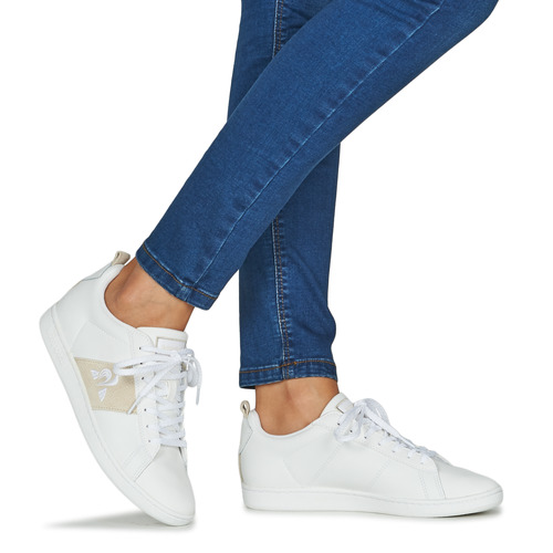 Le Coq Sportif - COURTCLASSIC W PREMIUM - Blanc / Beige