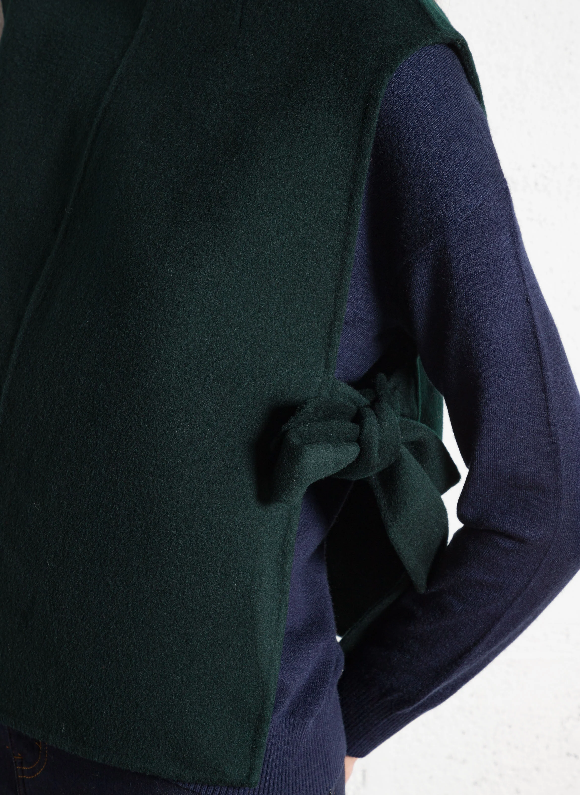 RIMA - Plastron en laine | Vert