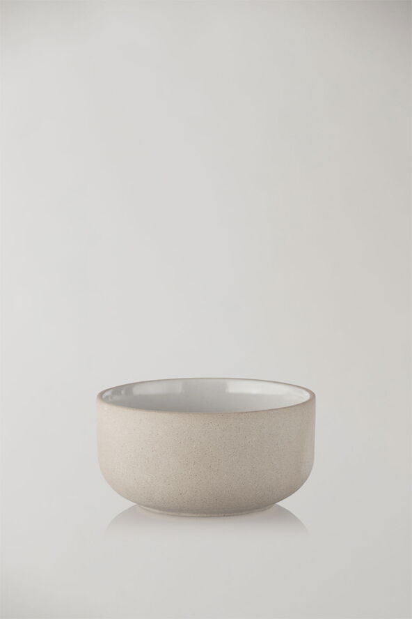 Studio About BOWL, MEDIUM, 2 PCS, GLAY SAND, GLAZE LIGHT GREY, 12565SG 131
