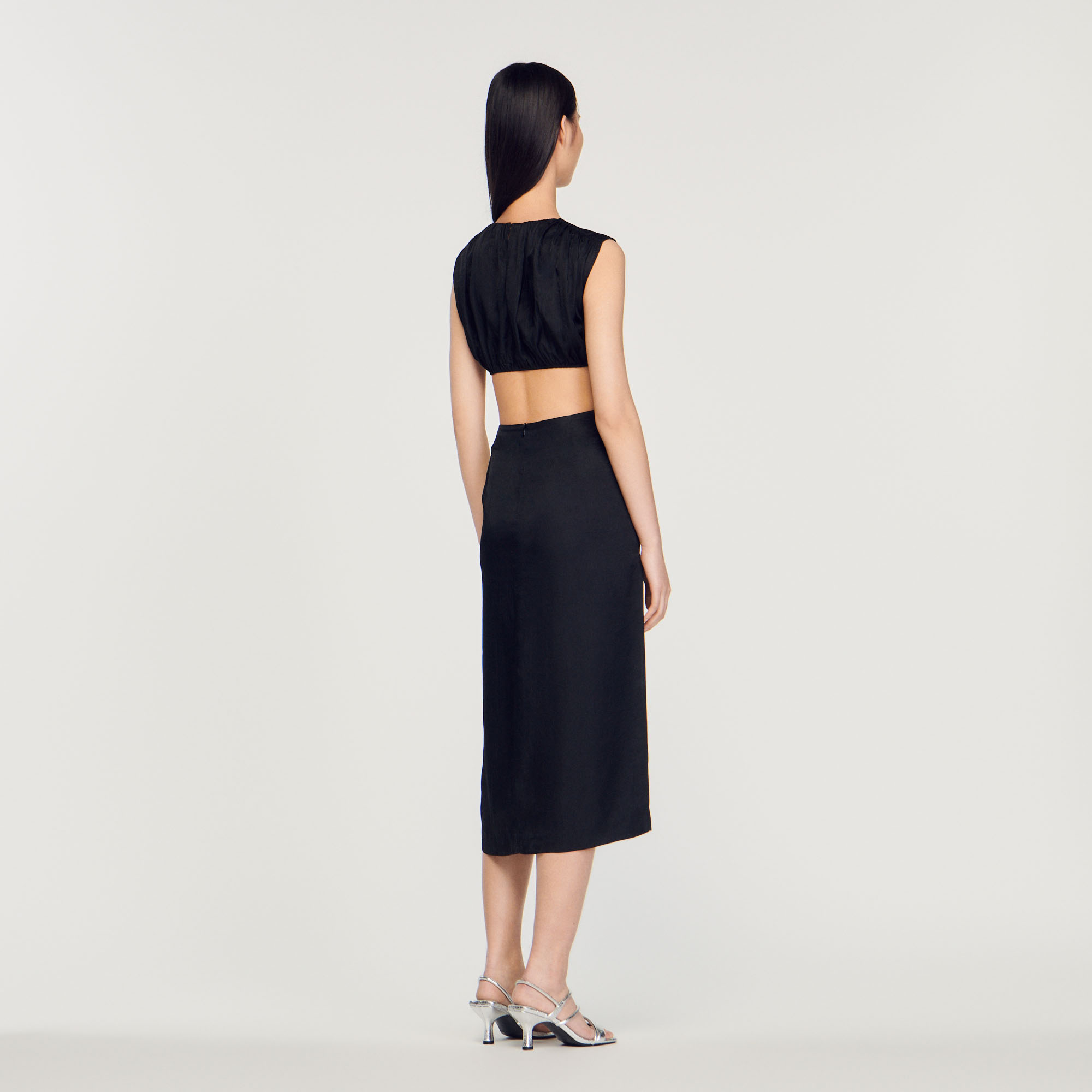 Robe mi-longue bijou
