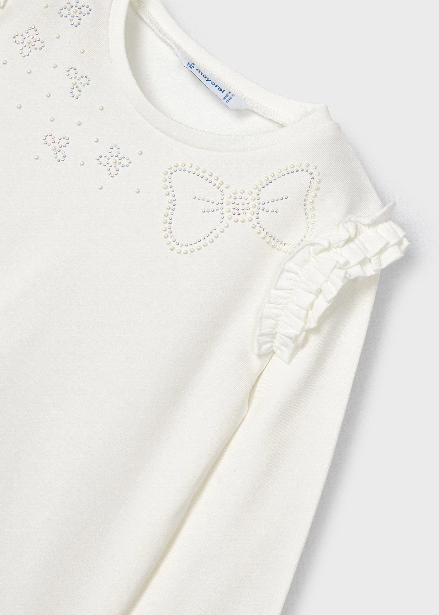 Camiseta Better Cotton com apliques para meninas - menina
