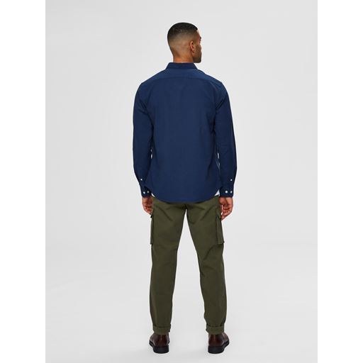 Selected Homme Regrick Skjorte, Moonlit Ocean, XL