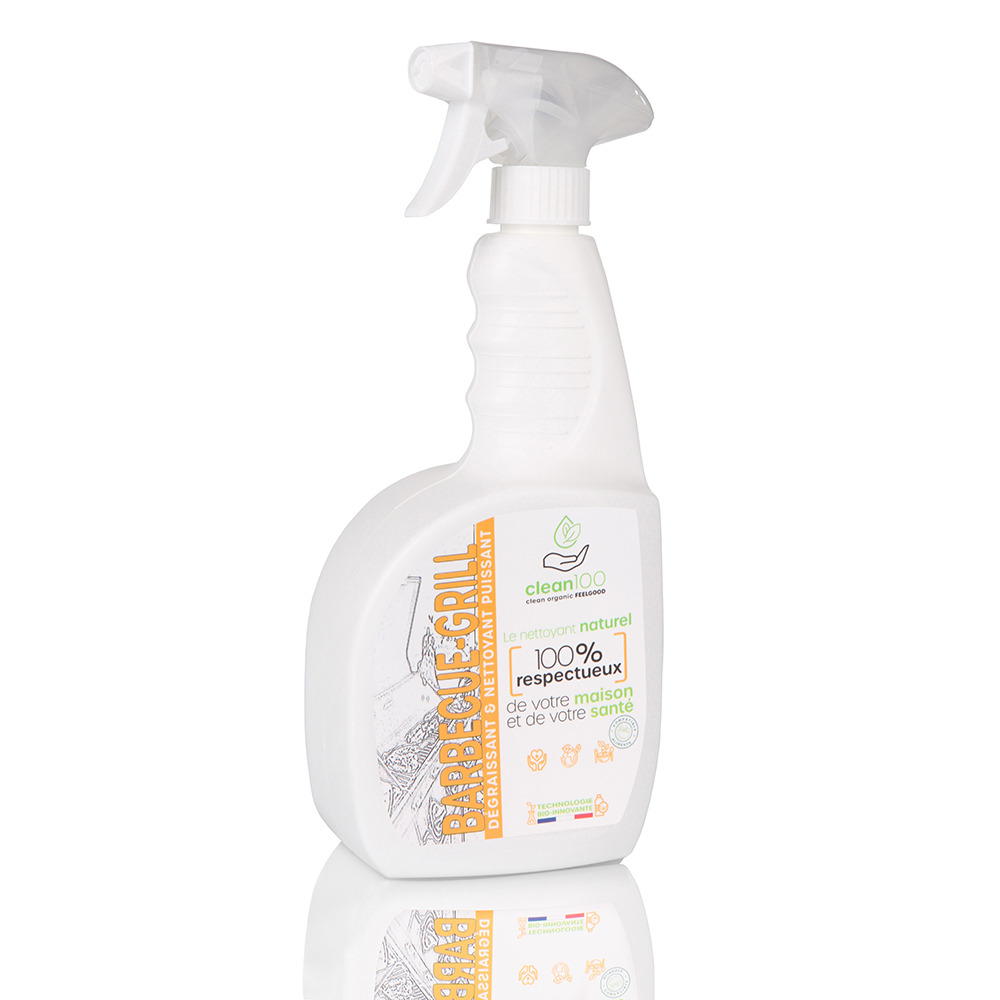 Dégraissant liquide spécial barbecue - sprayer - 750ml - ecologique et hypoallergénique - nettoyant grilles de barbecue et planchas
