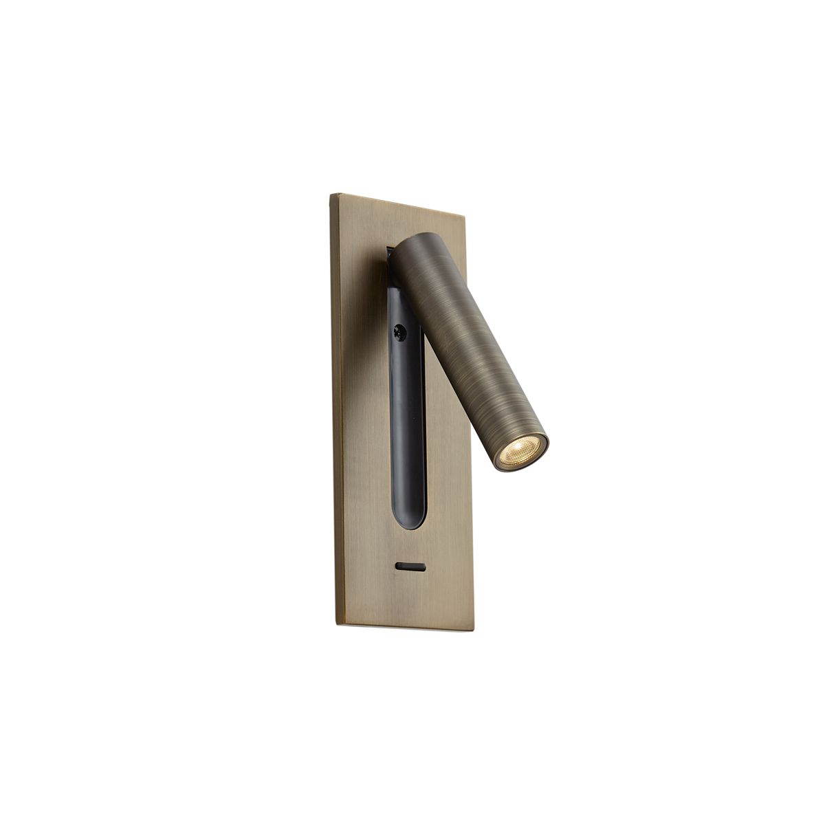 Moderne wandlamp donkerbrons incl. LED - Plaza