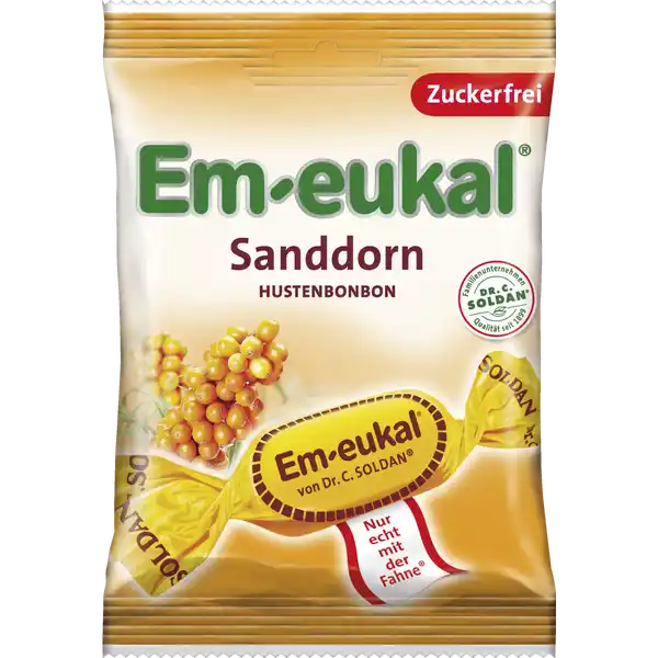 Sanddorn Hustenbonbon zuckerfrei