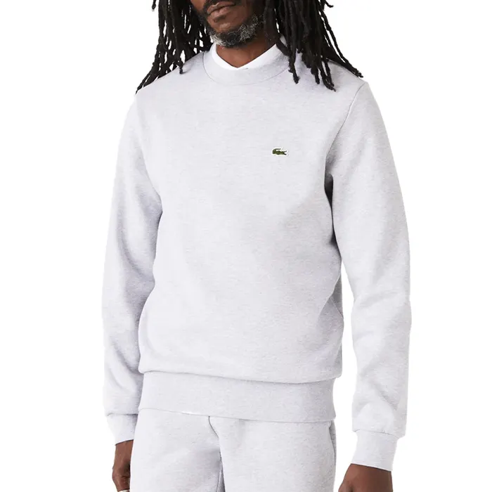 Lacoste Bio Cotton Fleece Crew Sweater Heren