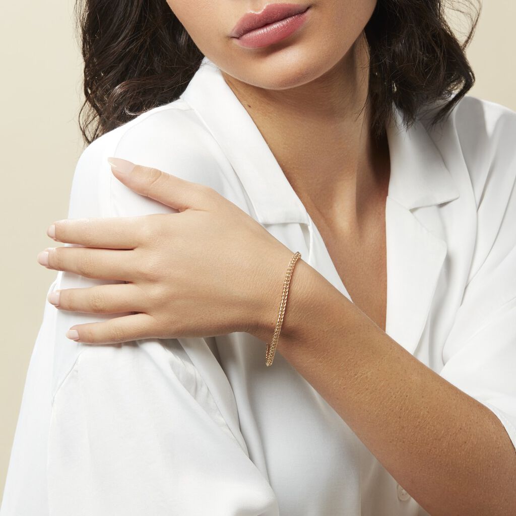 Bracelet Jolien Maille Spiga Or Jaune
