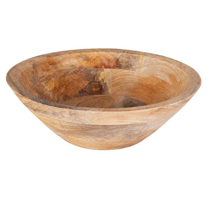 Dekoschale - aus Holz - ca. 30 x 10 cm