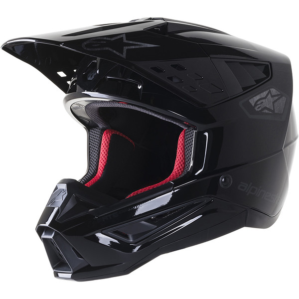 Alpinestars - Casque S-M5 Scout Noir Brillant
