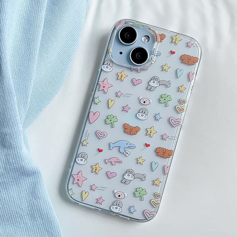 Hunerizie - Dieren telefoonhoesje - iPhone 15 Pro Max / 15 Pro / 15 Plus / 15 / 14 Pro Max / 14 Pro / 14 Plus / 14 / 13 Pro Max / 13 Pro / 13 / 13 mini / 12 Pro Max / 12 Pro / 12