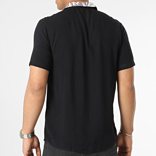 Chemise Manches Courtes Noir