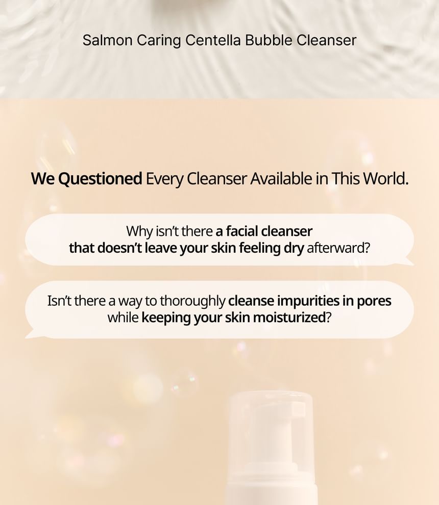 HEVEBLUE - Zalm Verzorgende Centella Bubble Cleanser