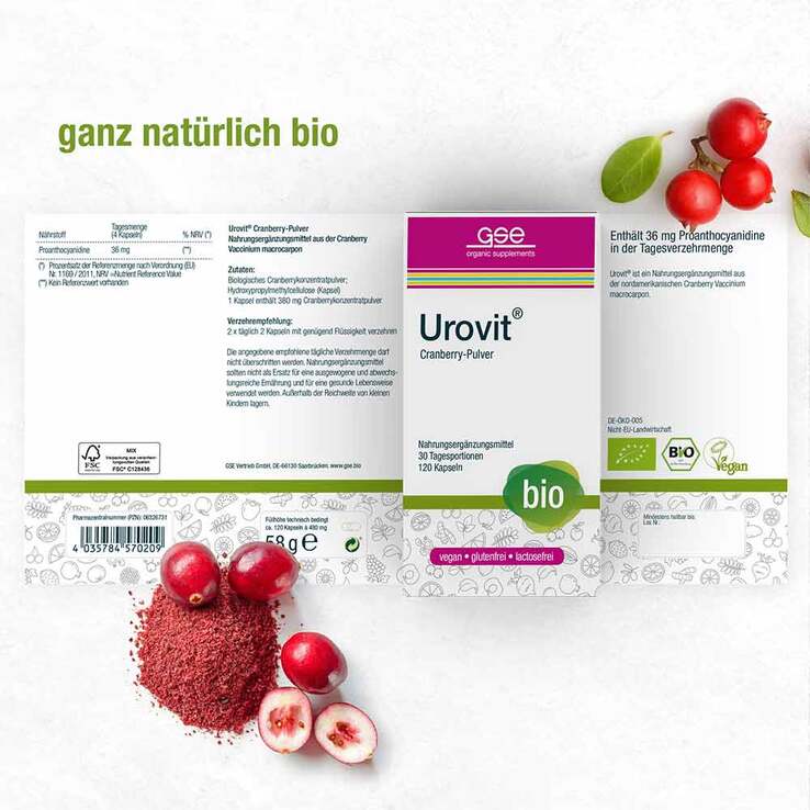 Urovit Kapseln Bio Kapseln, 120 St