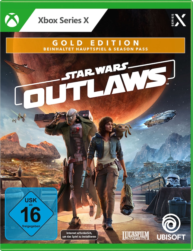 UBISOFT Spielesoftware »Star Wars Outlaws Gold Edition« Xbox Series X