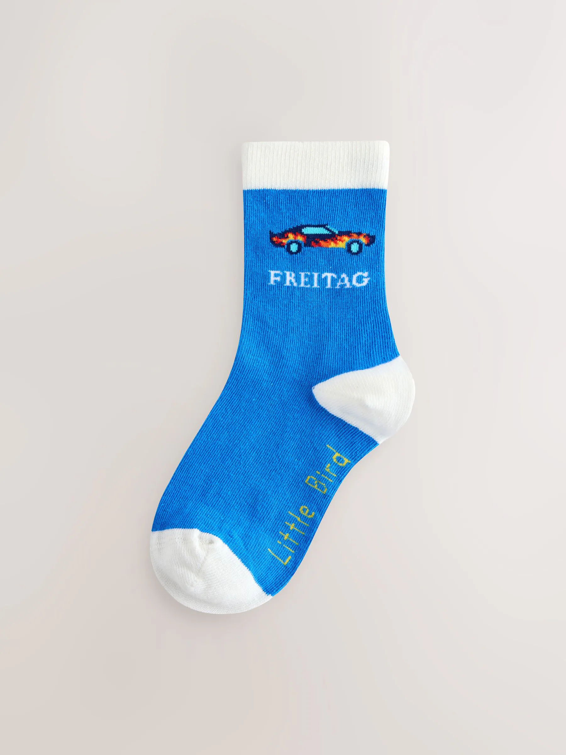 Felle regenboogkleuren - Little Bird by Jools Oliver German Days Of The Week Socks 7 Pack