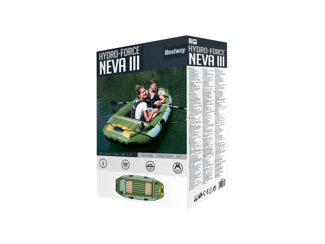 Bestway 65008, Rejse/fritid, Flåde, Grøn, PVC, 3 person(er), 300 kg
