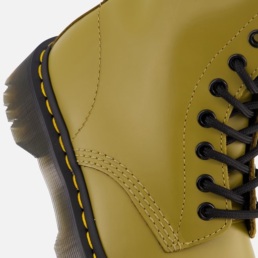Dr. Martens Veterboots groen Leer