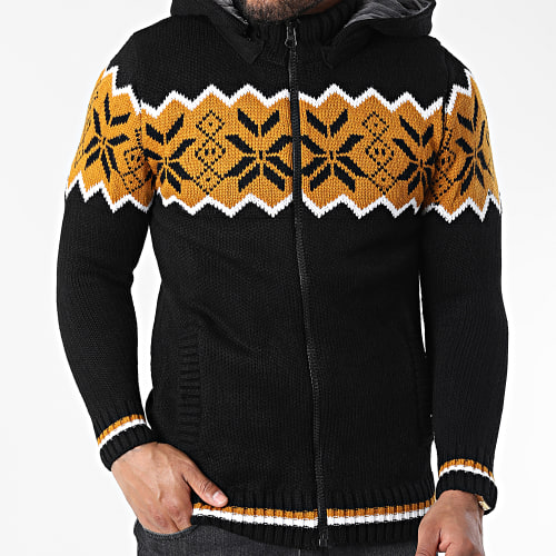 Gilet Zippé Capuche 3008 Noir