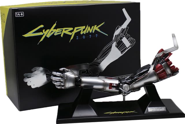 NeaMedia Icons Cyberpunk 2077 actionfigur (Johnny Silverhands arm)