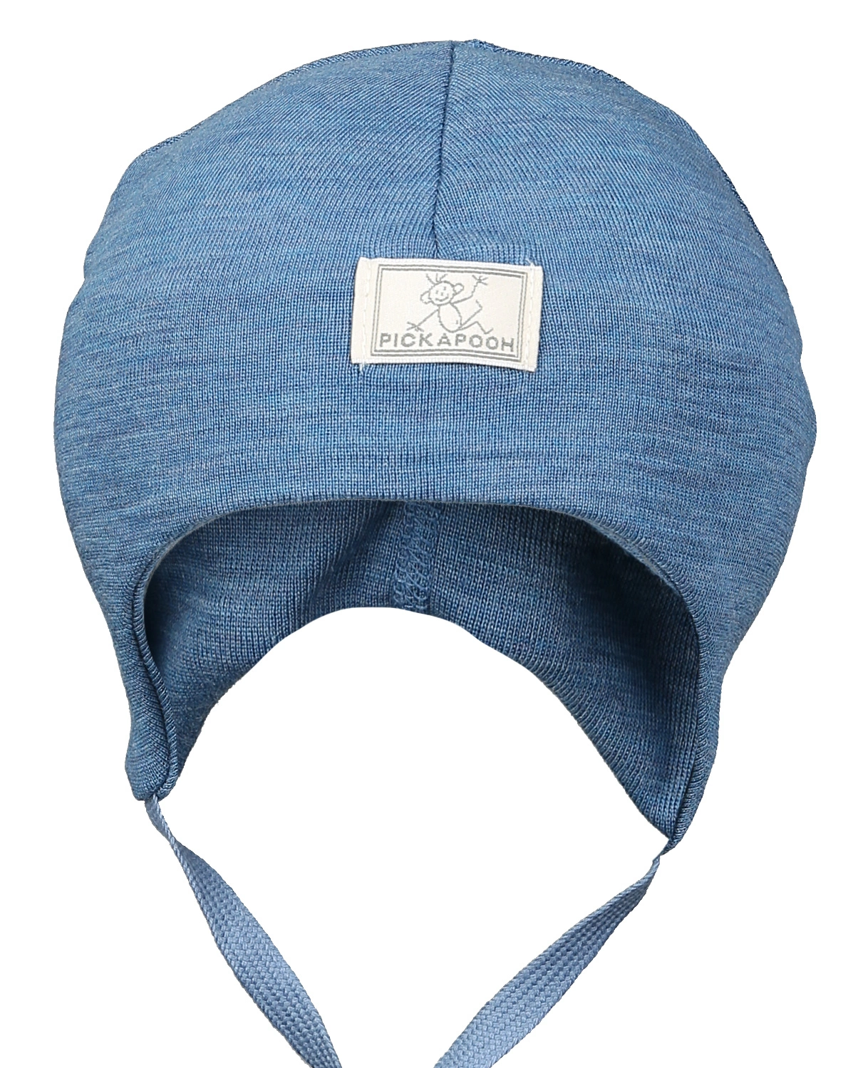 Bindemütze RADLER mit Seide in jeansblau