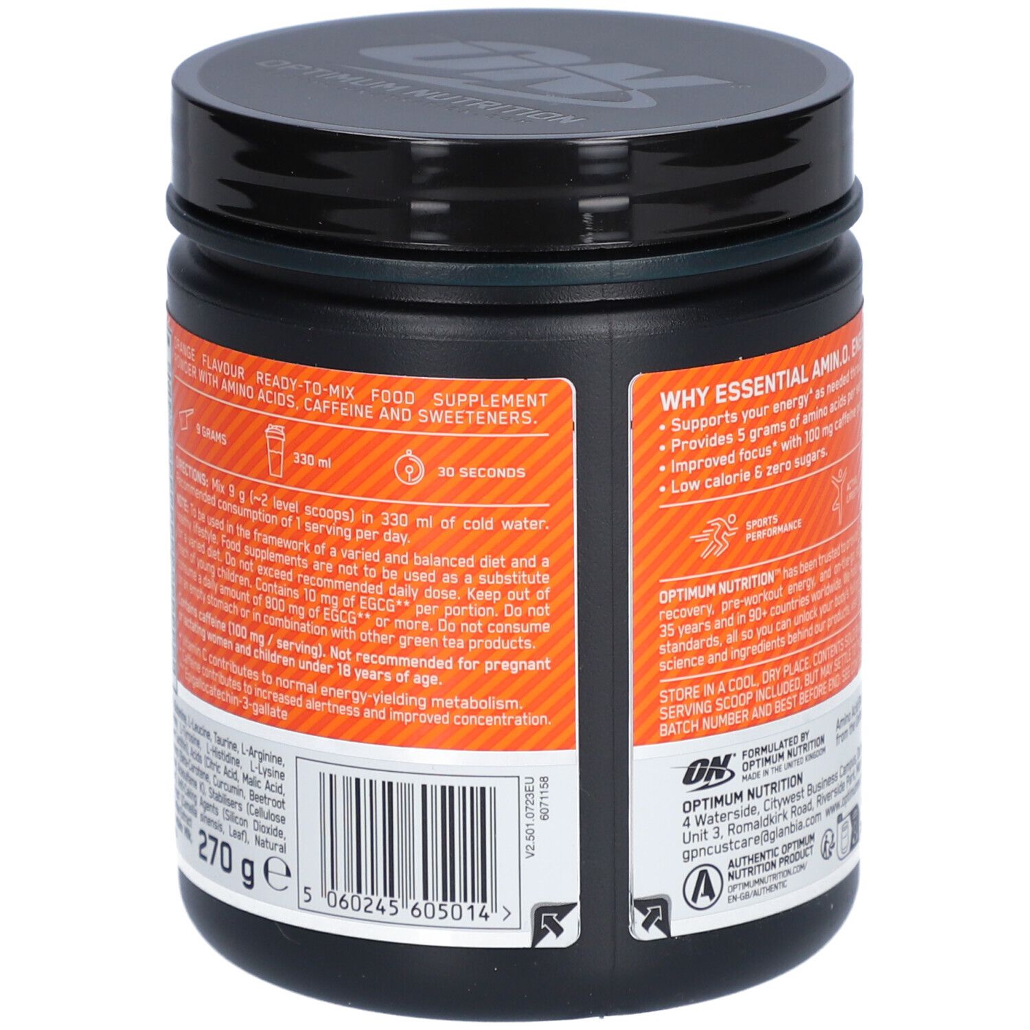 Optimum Nutrition Essential AMIN.O. Energy Orange