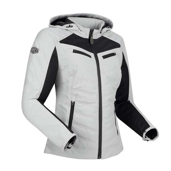 Segura - Blouson femme Lady Natcho Vented Gris Clair / Blanc