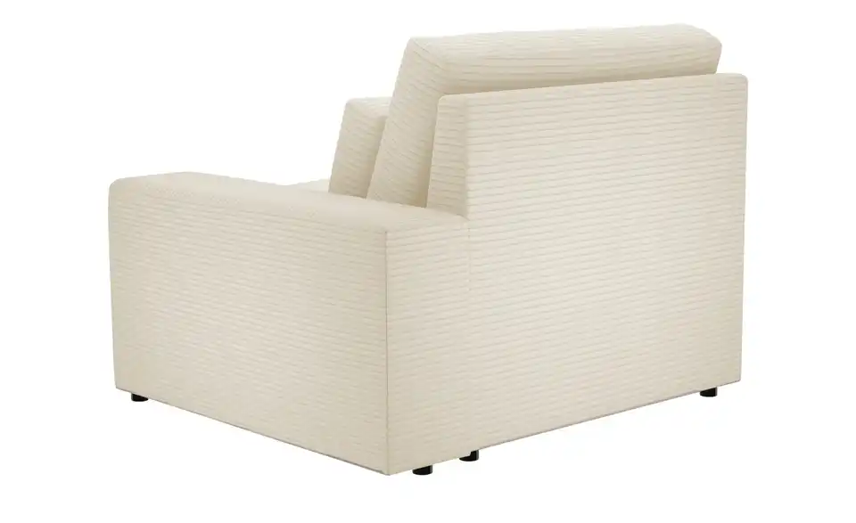 Element Branna Beige Cordstoff mit Armlehne rechts