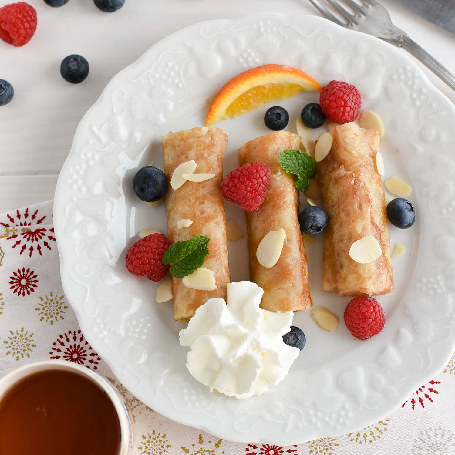 Minis-crêpes suzette à l'Armagnac
