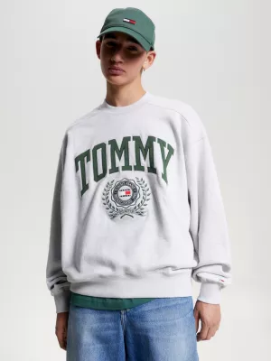 Moletom College Boxy Fit com Logo